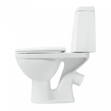 Унитаз-компакт безободковый Sanita Марс MRSSACC01030413R с бачком и сиденьем микролифт